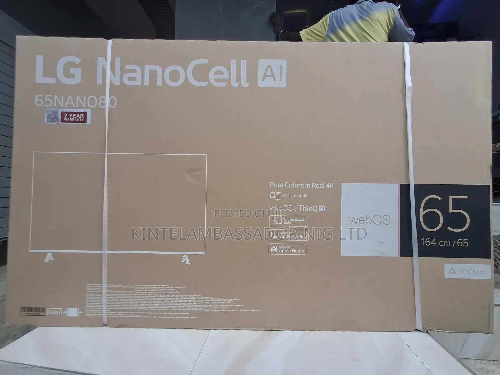 Lg Smart 65" Nano Smart Television- 80t6a