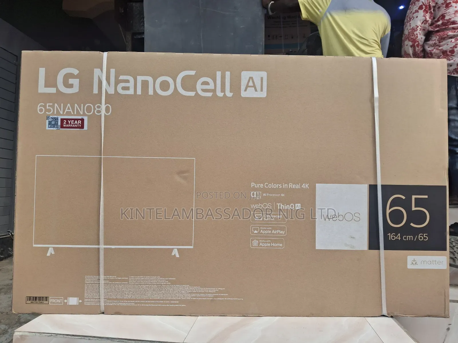 Lg Smart 65" Nano Smart Television- 80t6a