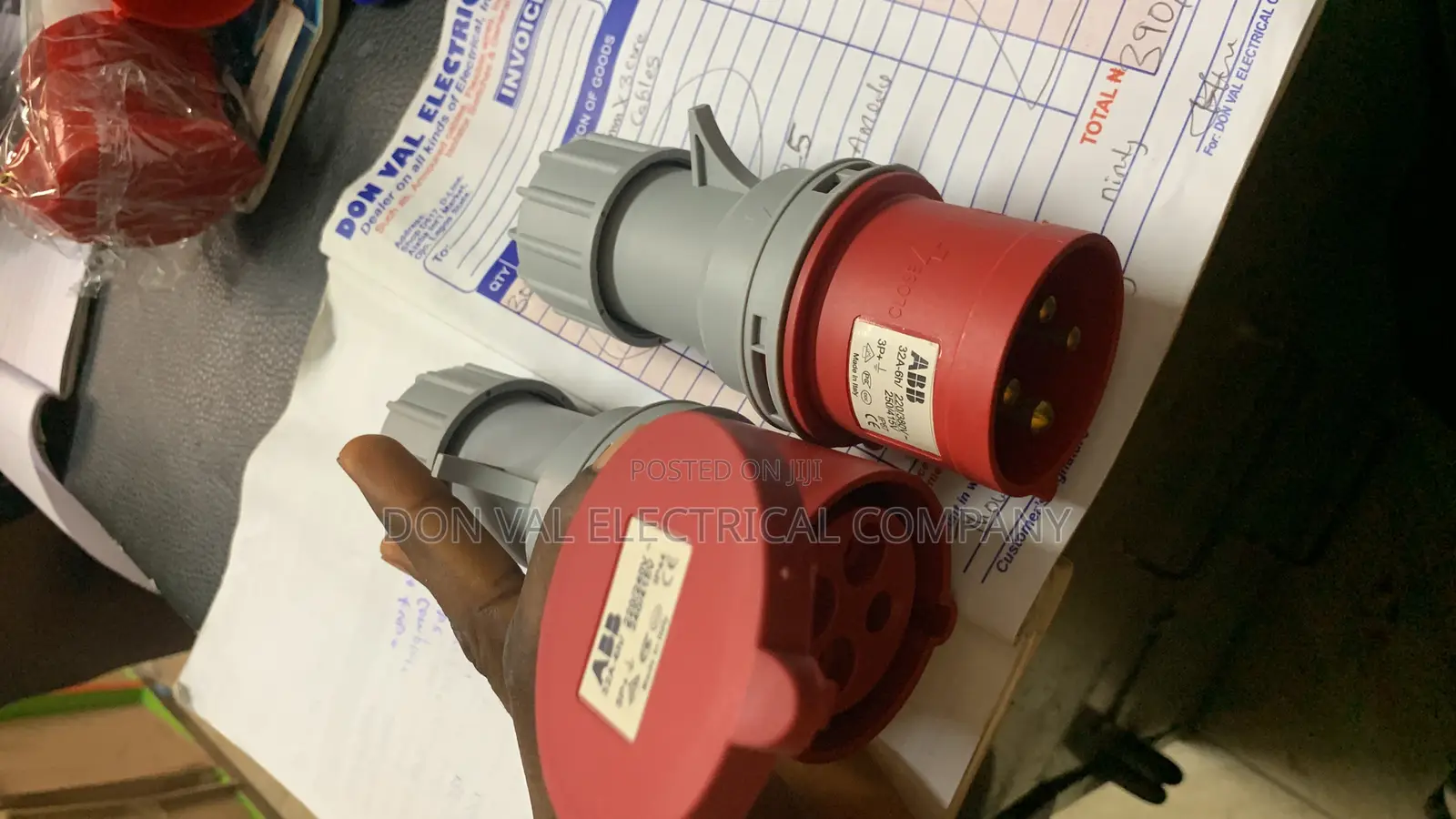 32ampsx4pins Abb Industrial Socket