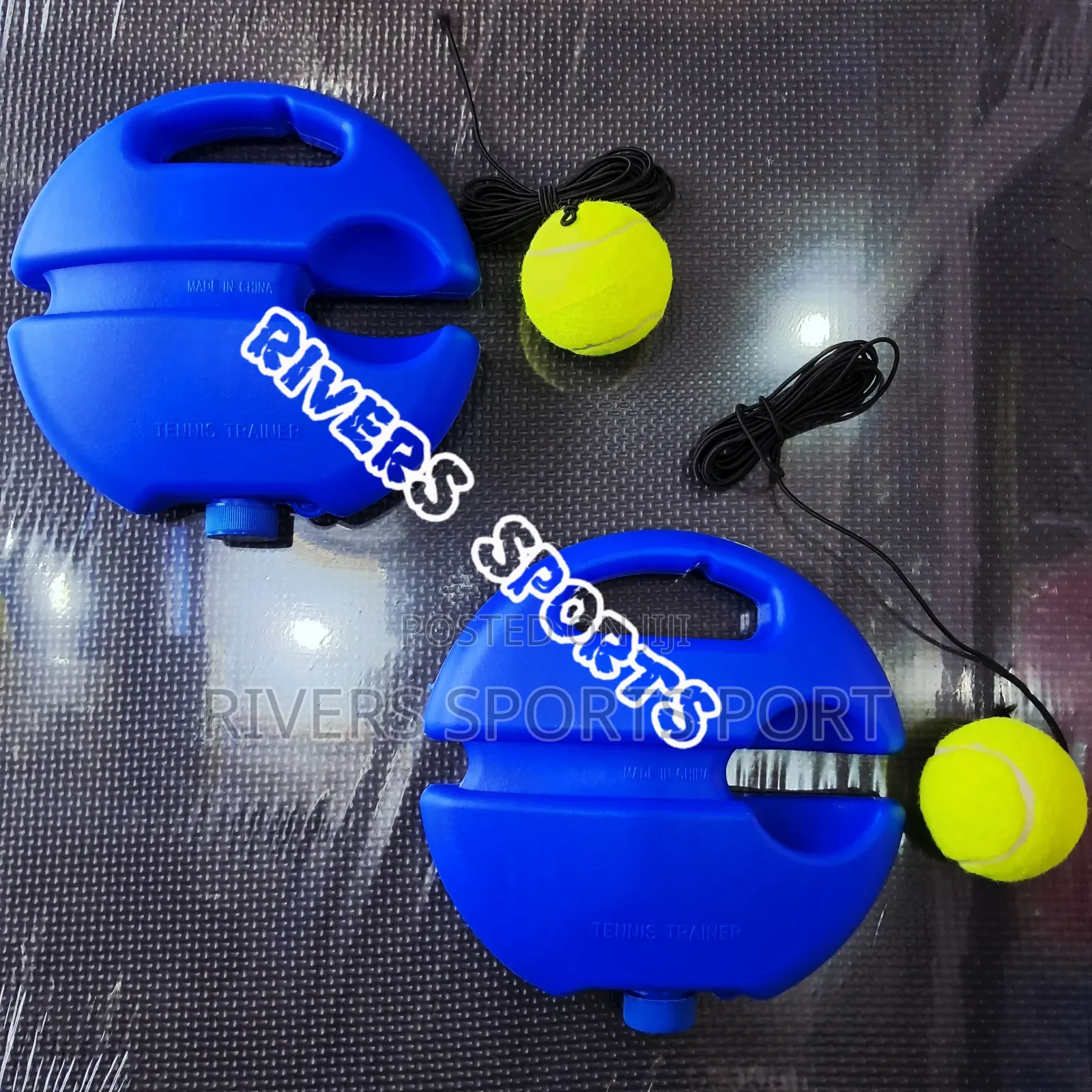 Lawn Tennis Trainer With Tennis Bounce Ball Practice Ropes