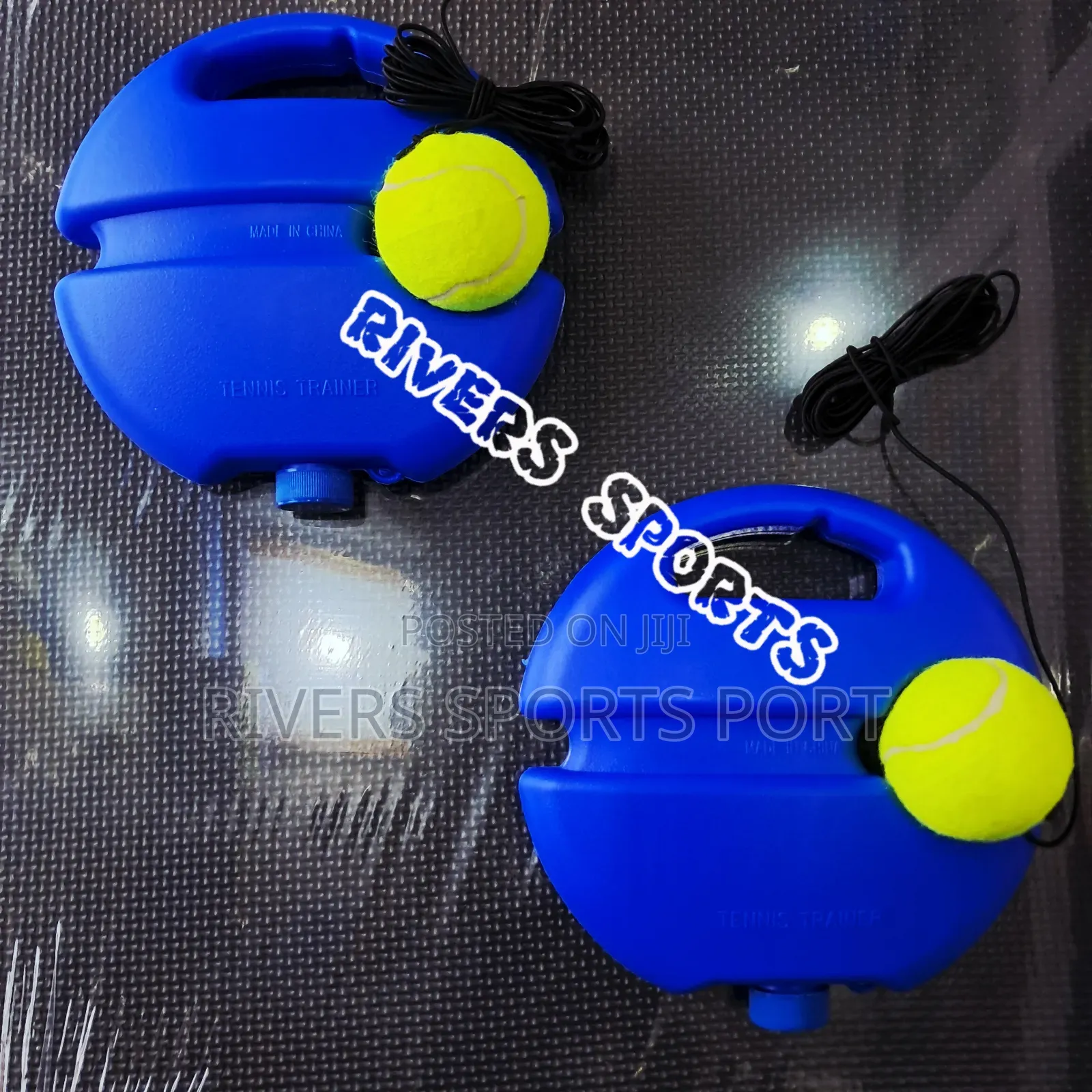 Lawn Tennis Trainer With Tennis Bounce Ball Practice Ropes