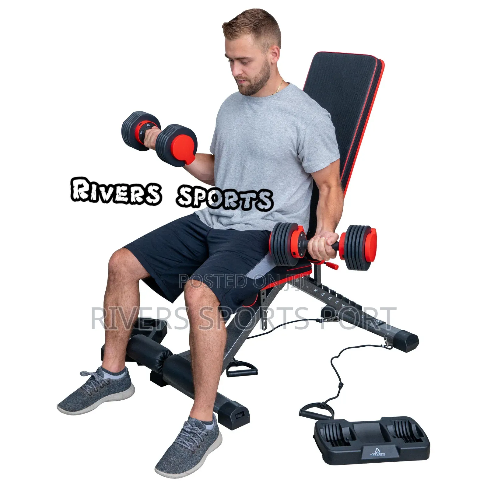 Multi Functional Training Weight Bench Adjust Dumbbell Bench