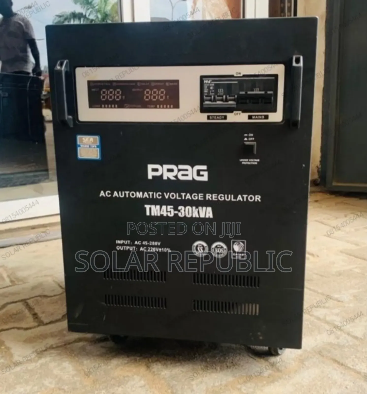 30kva 45v Prag Voltage Stabilizer Regulator