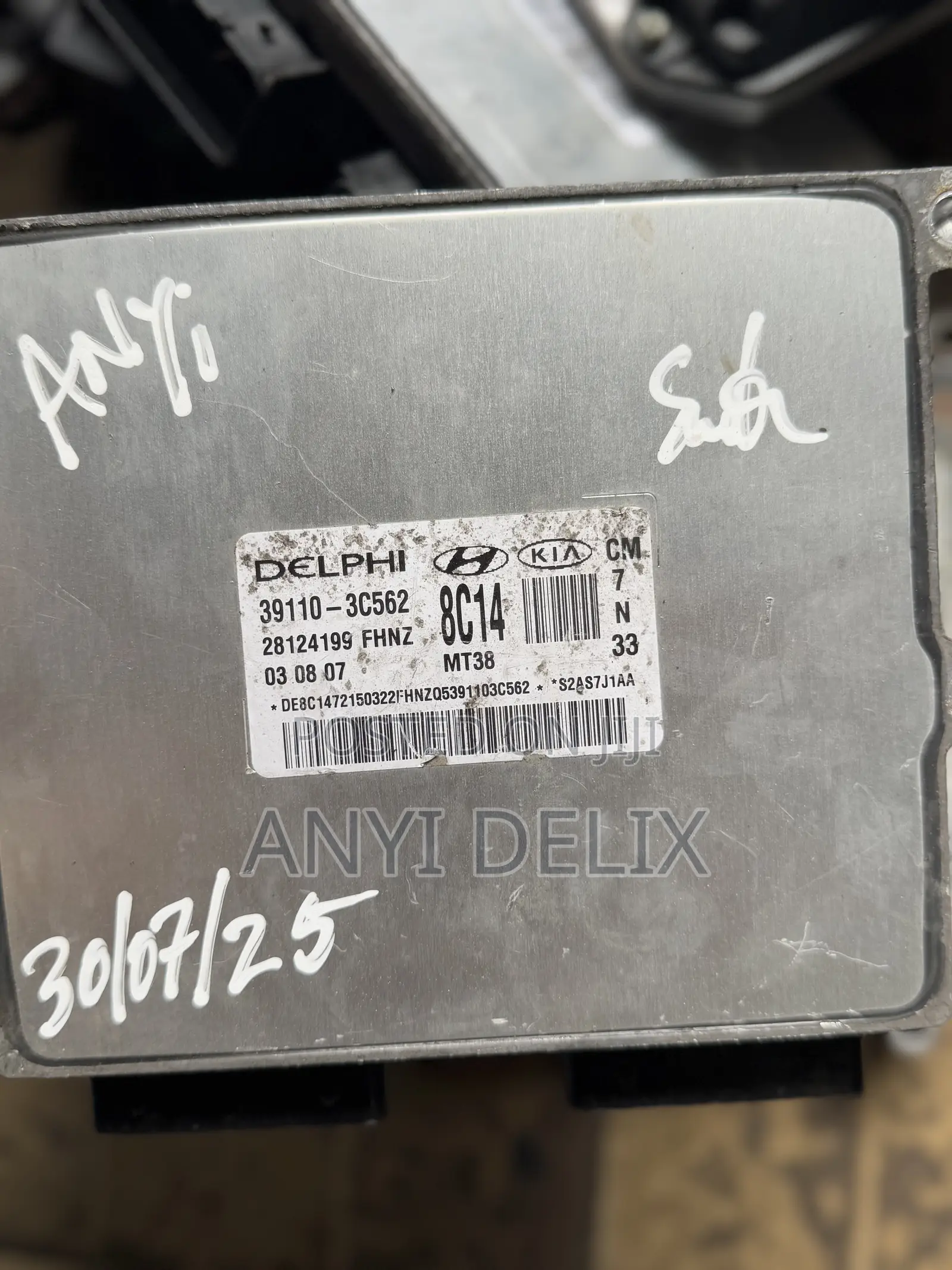 Hyundai Santa Fi Ecu Brain Box 2007-2008 39110-3c562