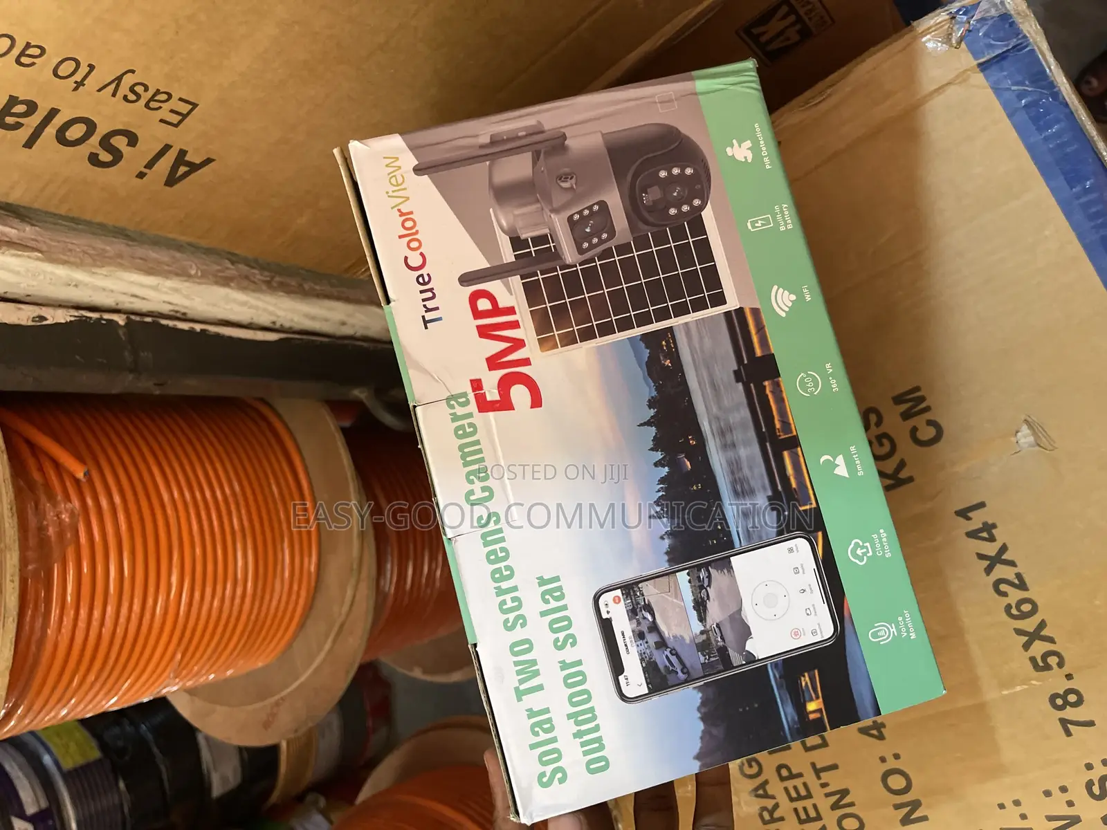 Solar Two Screen Camera Outdoor 5mp