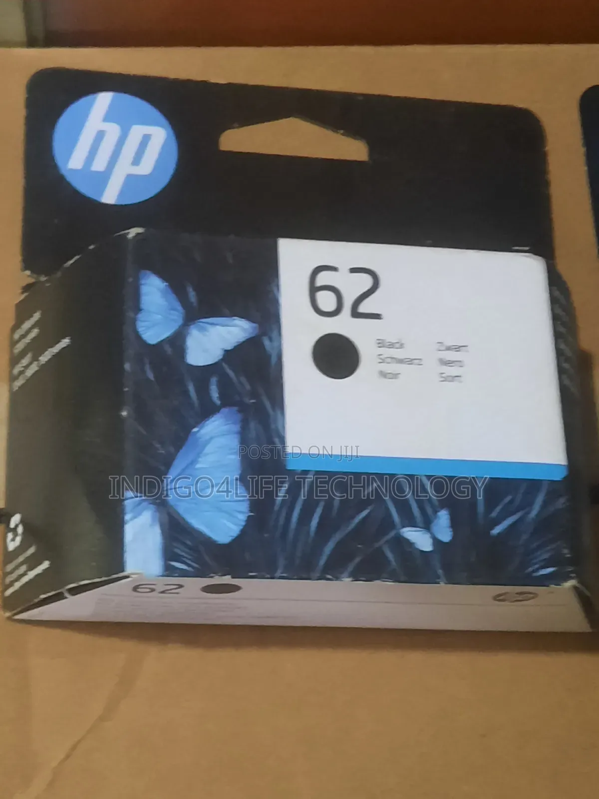 Hp 62 Ink Black Colour Ink