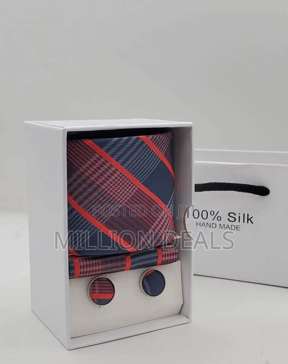 3-in-1 Luxury Men's Corporate Tie Set