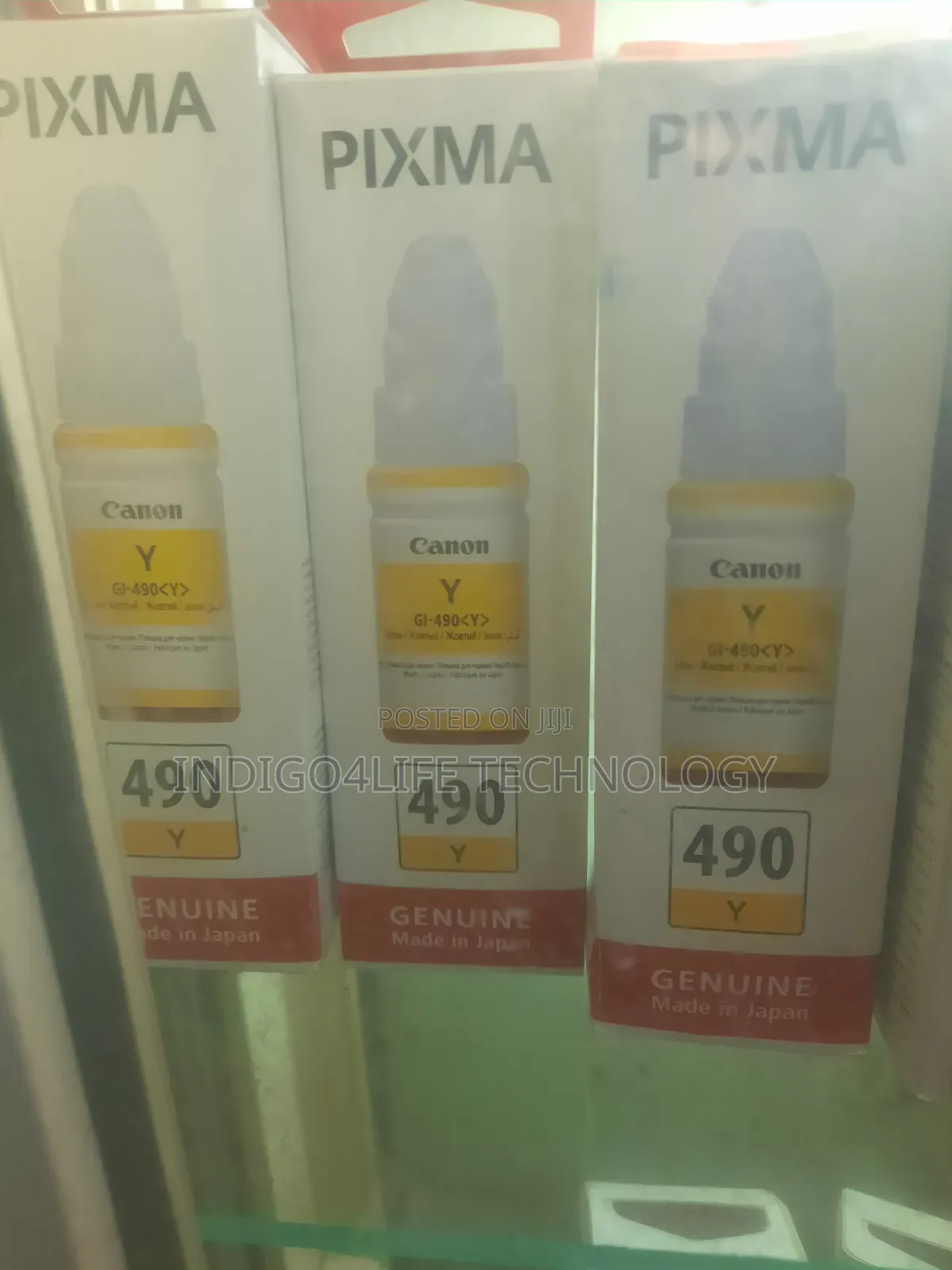 Canon 490 Ink Black Colours