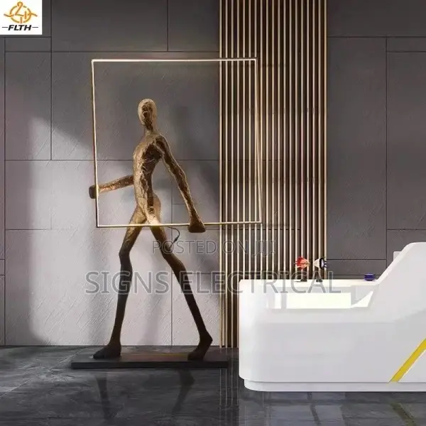 Humanoid Art Sculpture Floor Lamp