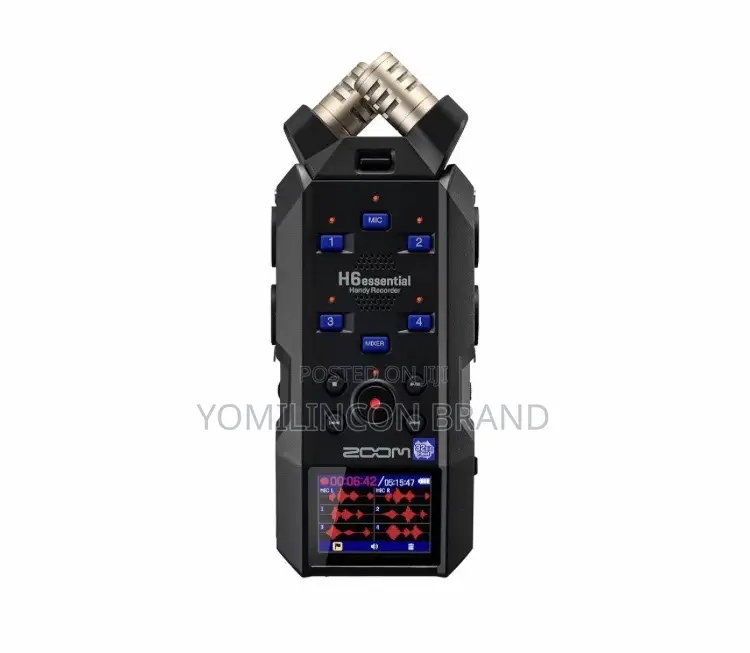 Zoom H6essential With 32-Bit Float, Accessibility, 6-Track