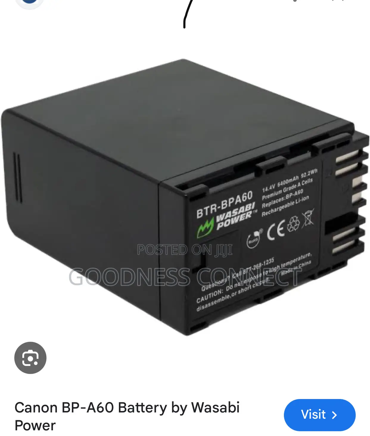 Canon Bp-a60 Battery