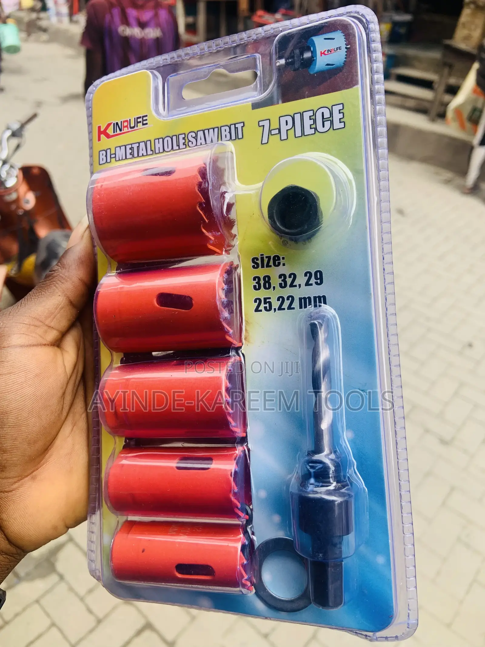 7pcs Bi-Metal Hole Saw Bit