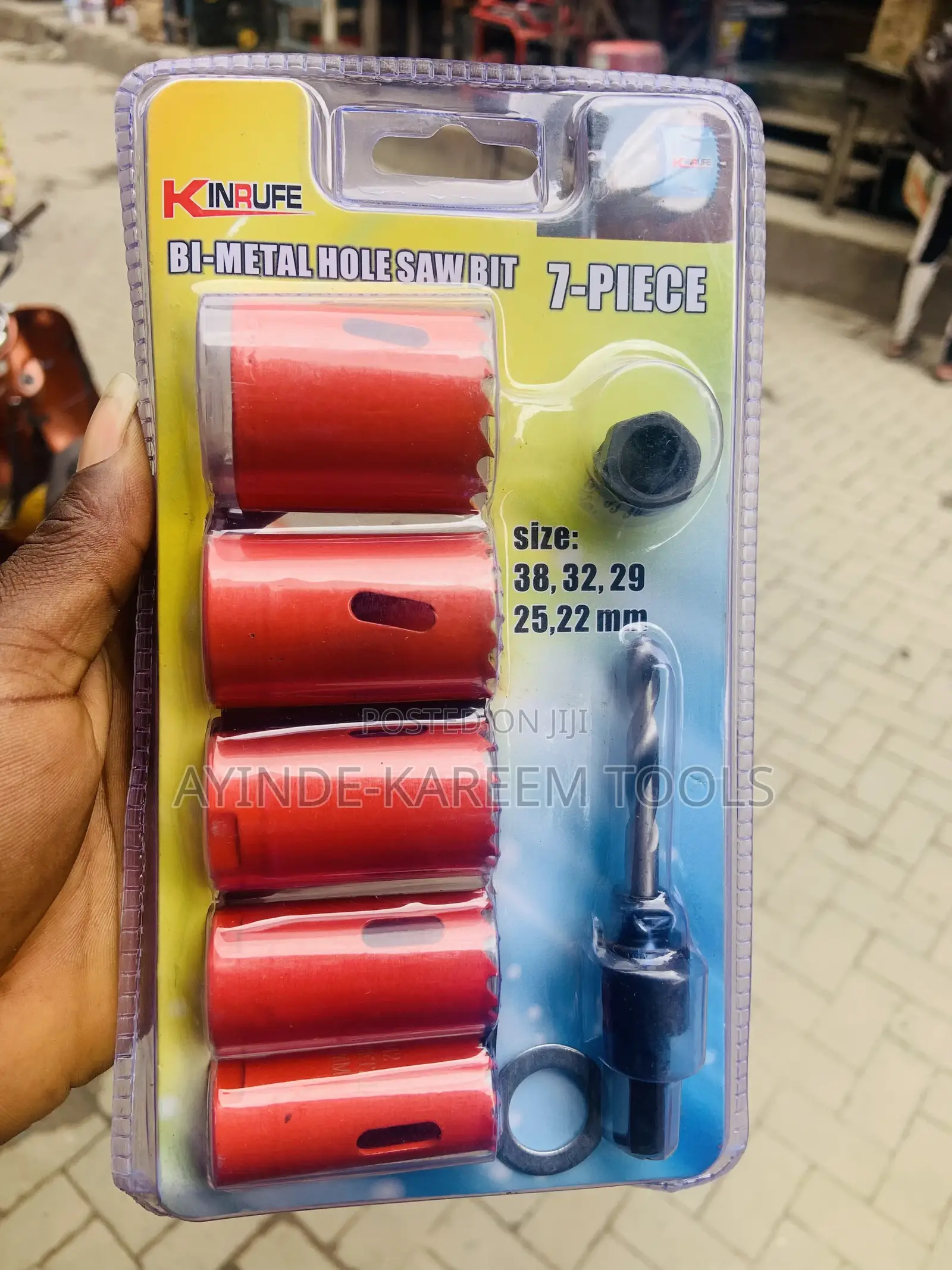 7pcs Bi-Metal Hole Saw Bit