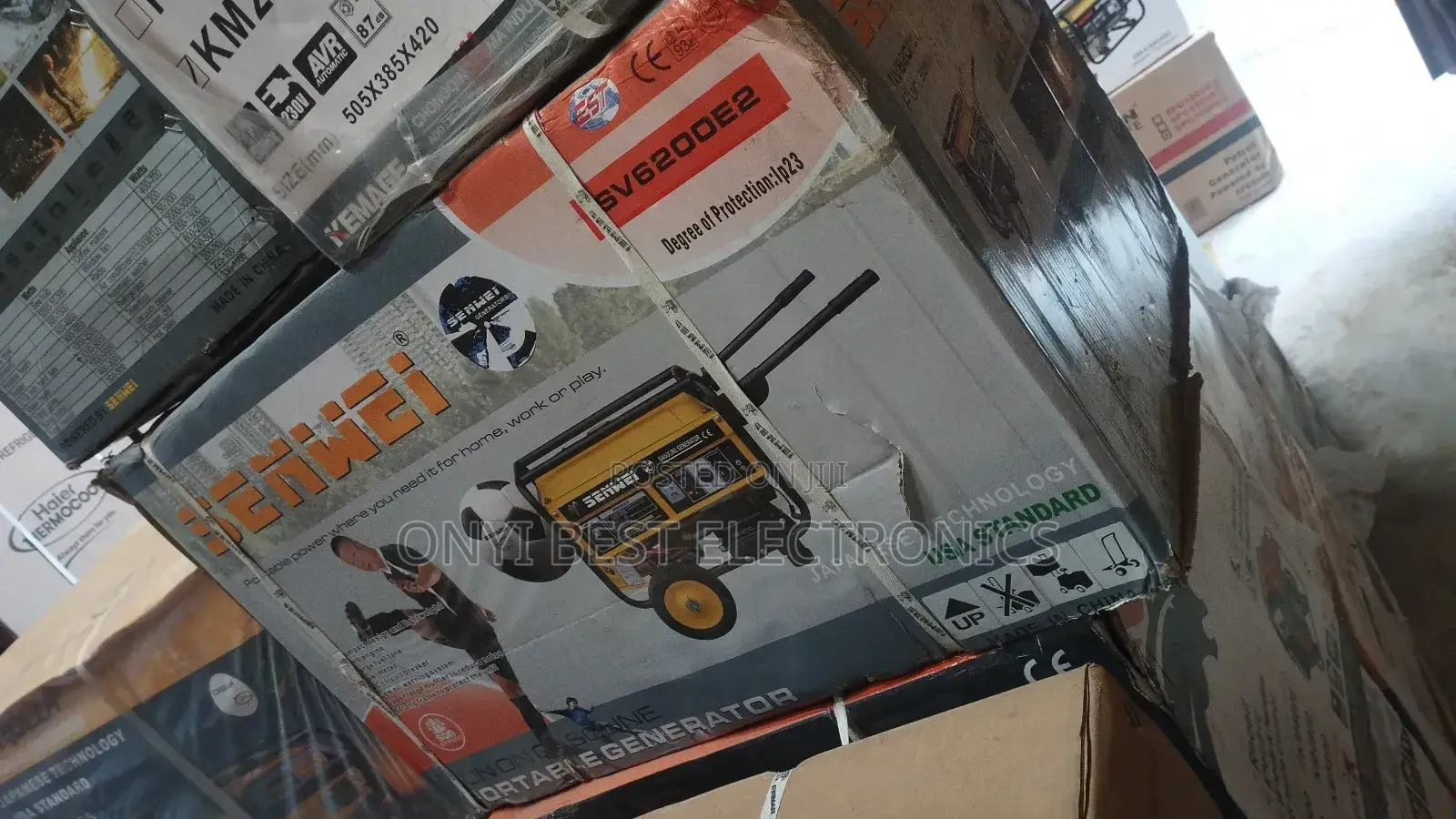 Senwei 3.5 Kva Key Starter Low Noise Generator-Full Sv6200e2