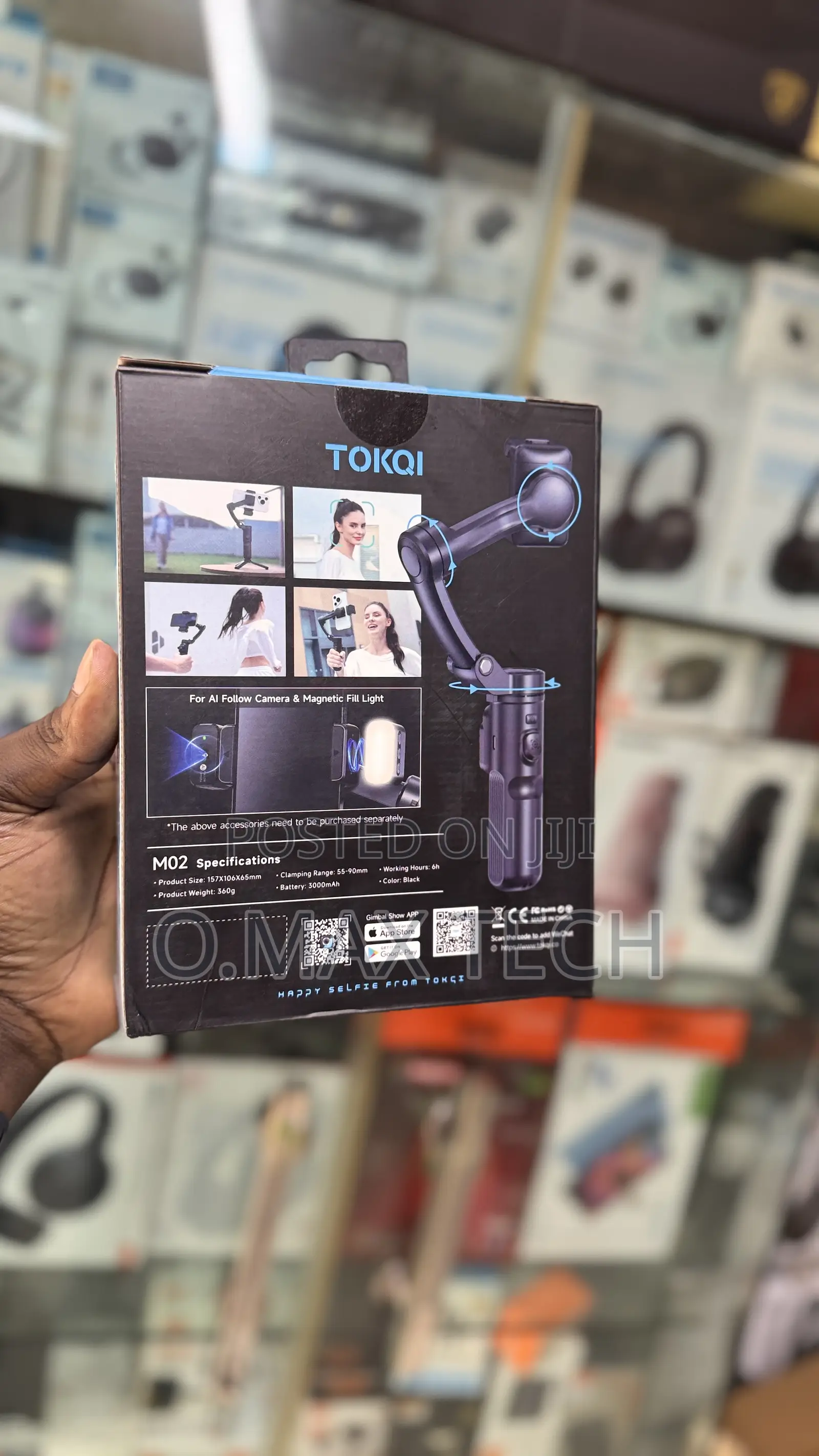 Tokqi M02 3-Axis Handheld Gimbal Stabilizer