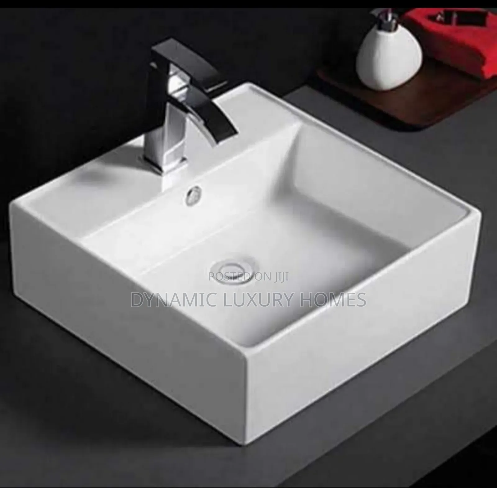 Luxury Modern Countertop Wash Hand Basin With Tap Hole