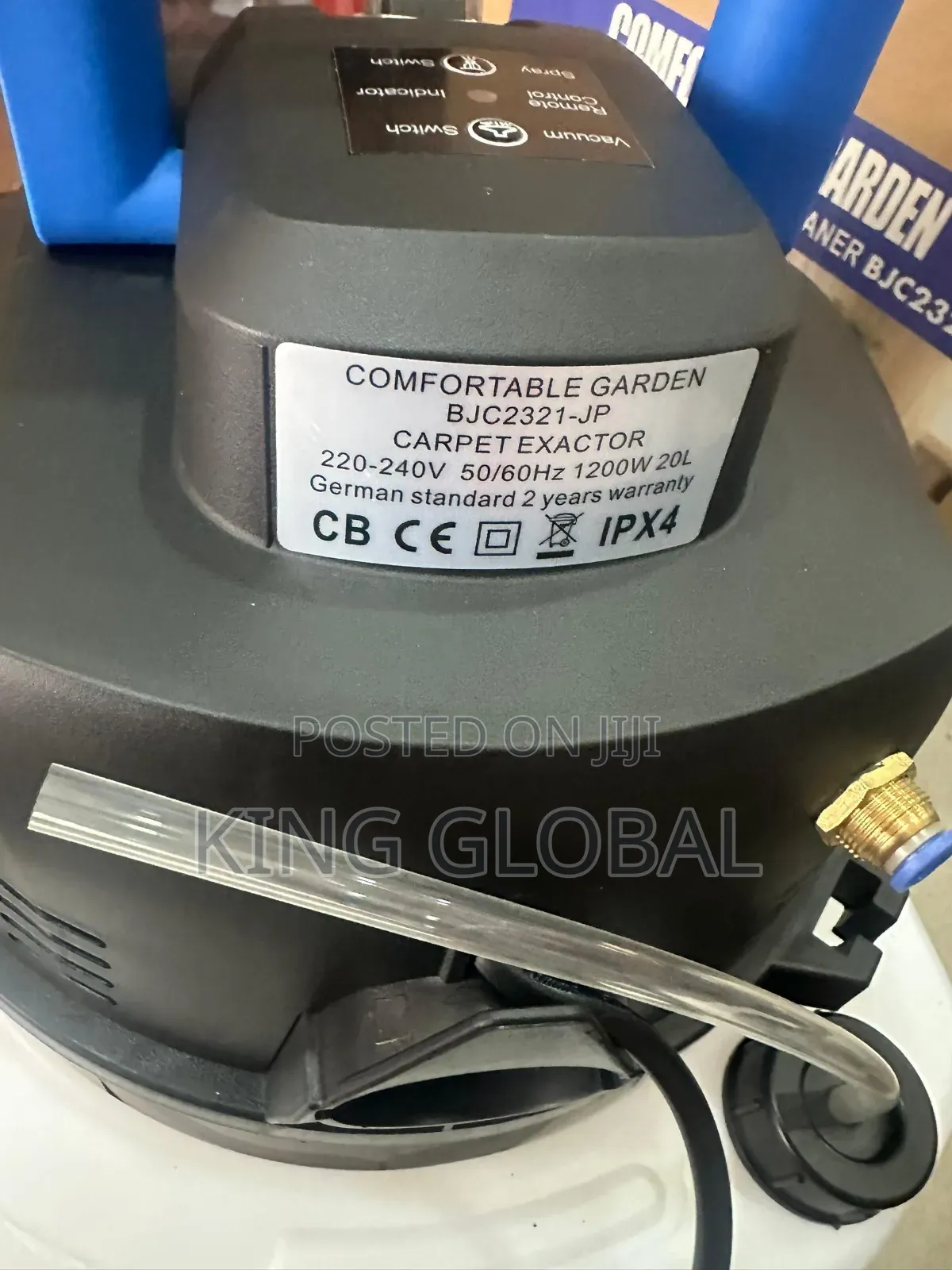 Extractor Vacuum Cleaner Wet And Dry With Blower 20l 4in1
