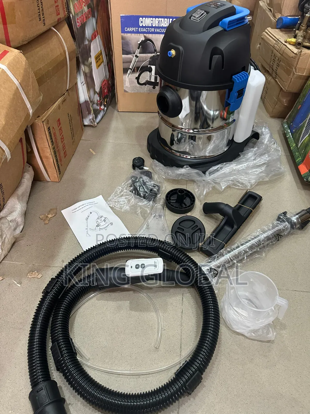 Extractor Vacuum Cleaner Wet And Dry With Blower 20l 4in1