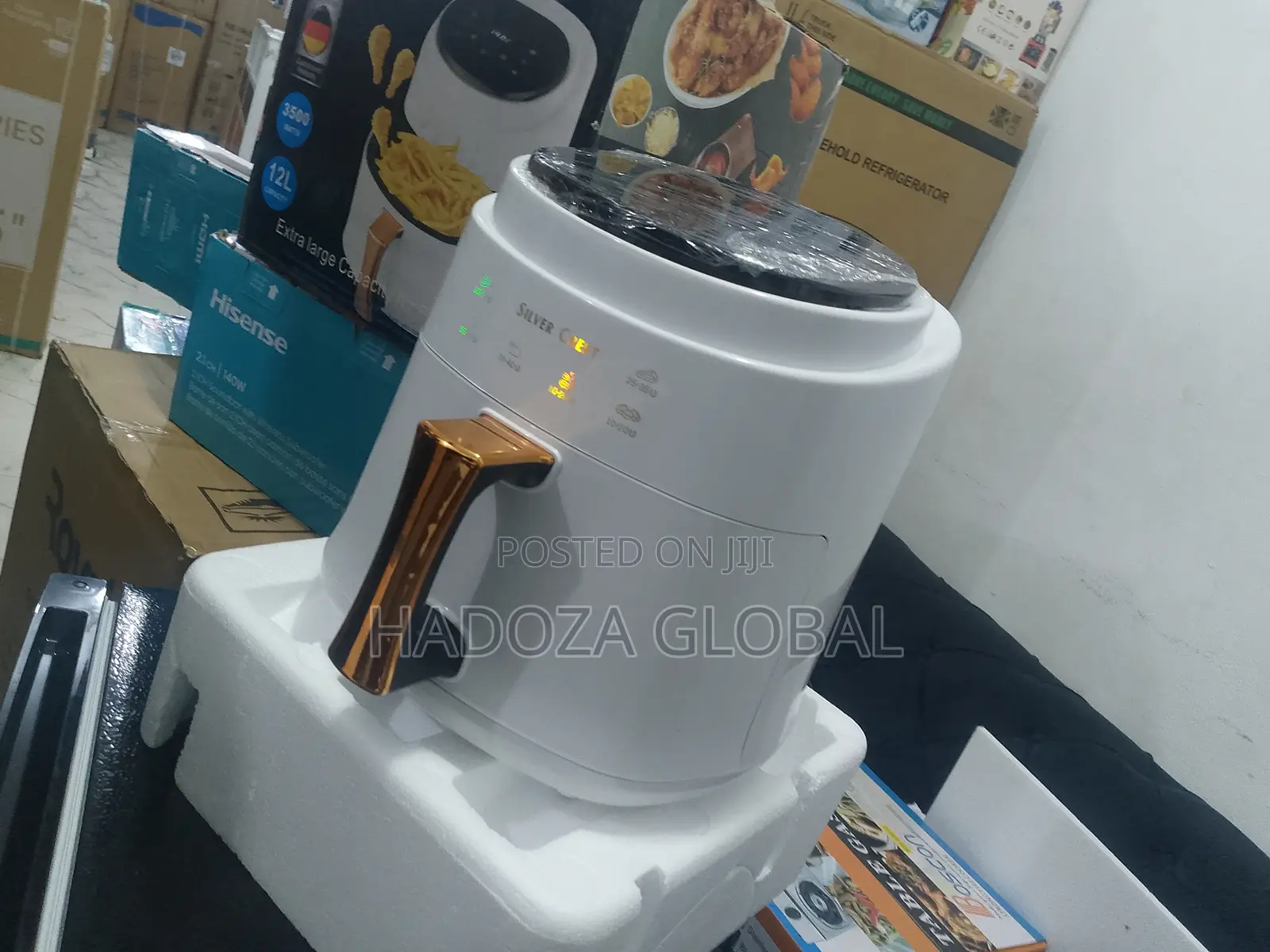 One-touch Cooking With Silver Crest 8l Air Fryer - Jd689b