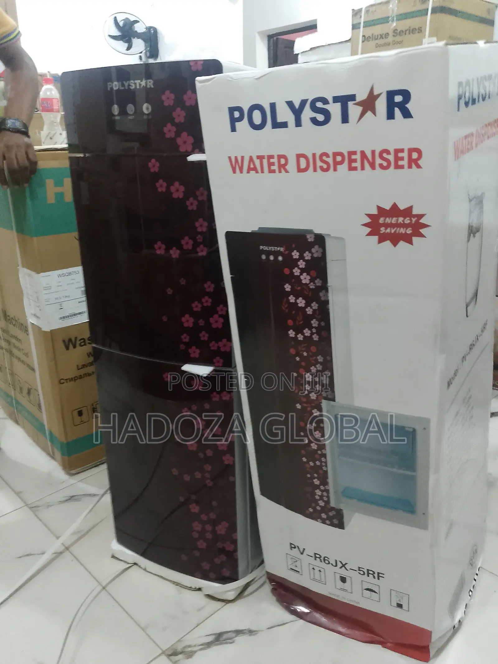 Robust Water Dispenser With Fridge - Polystar - Pv-r6jx-5rf