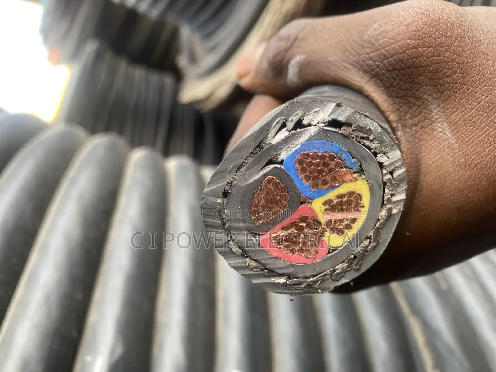 50mm 4 Core Armored Cable