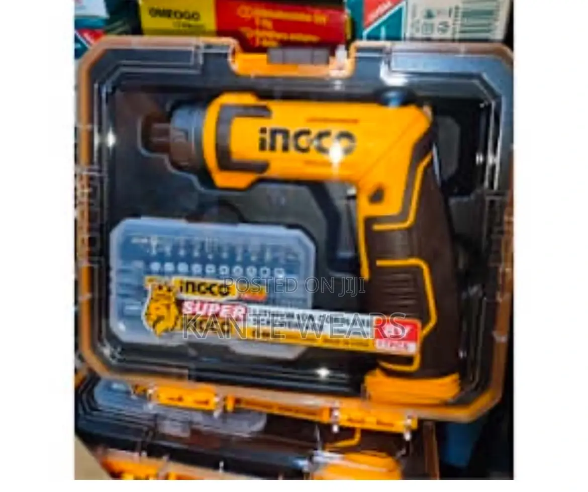 Ingco Cordless Screwdriver Set- 8v