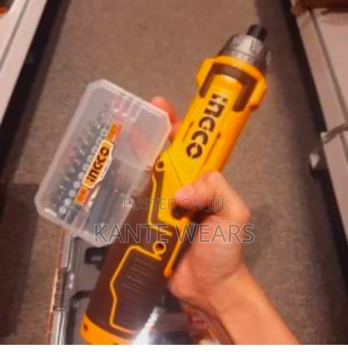 Ingco Cordless Screwdriver Set- 8v