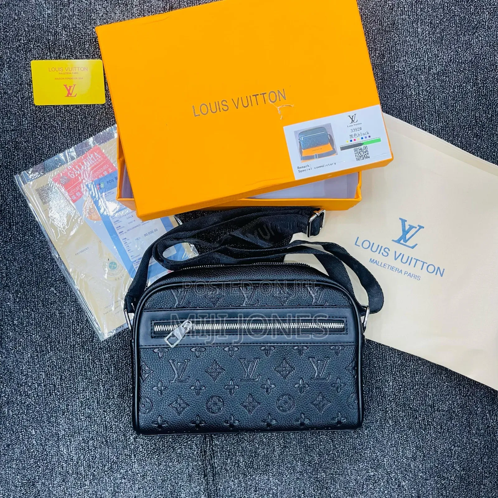 *Louis Vuitton Inspired Cross Body Bag*