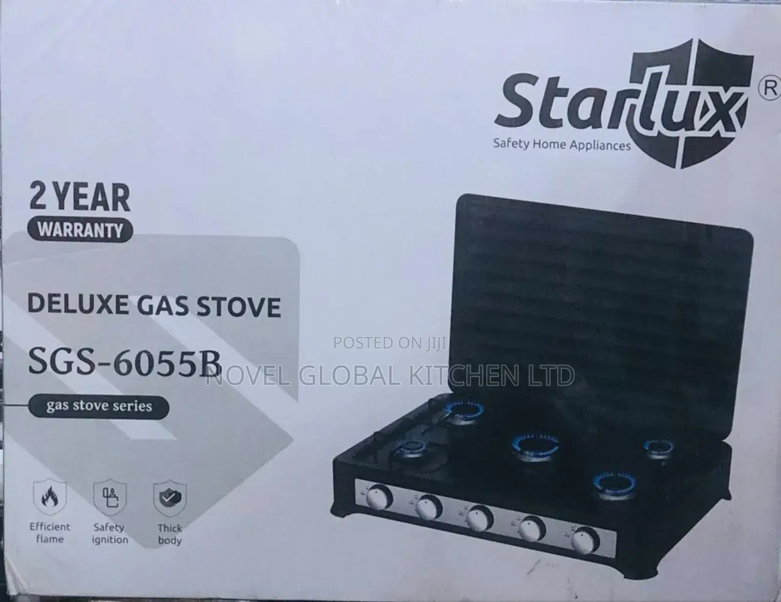 Starlux 5 Burner Gas Stove