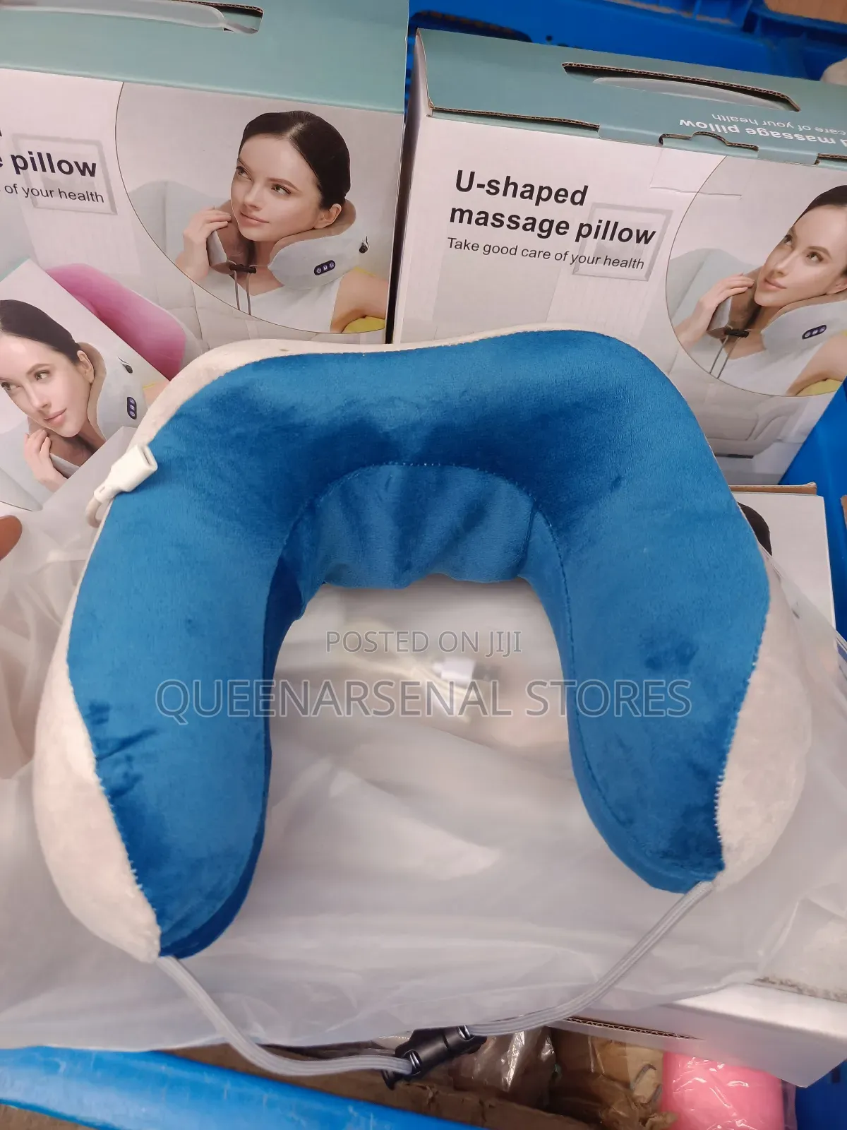 U-Shape Rechargeable Massage Pillow