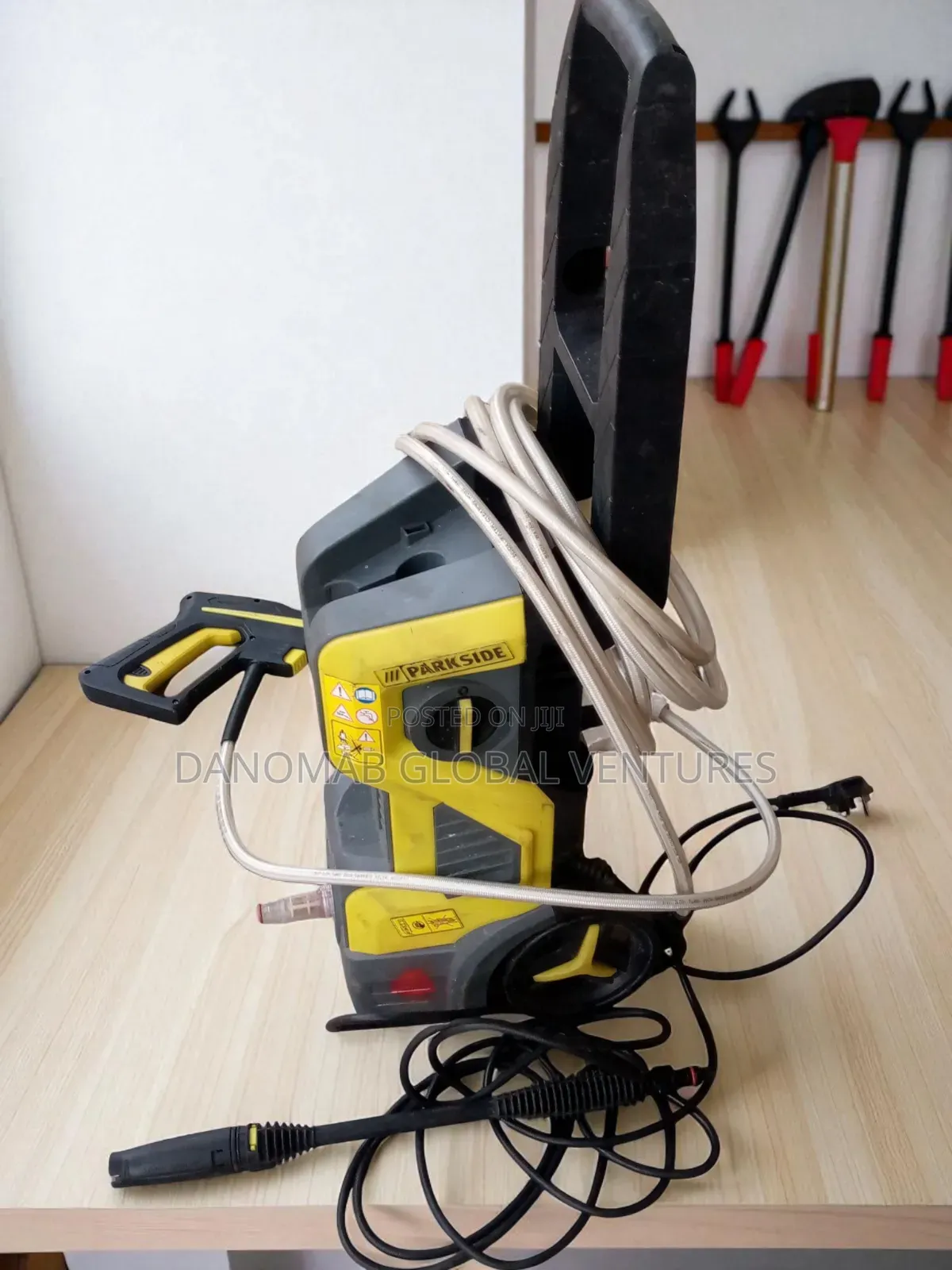 Parkside Phd135 C2 High Pressure Washer With an Onboard Soap Container