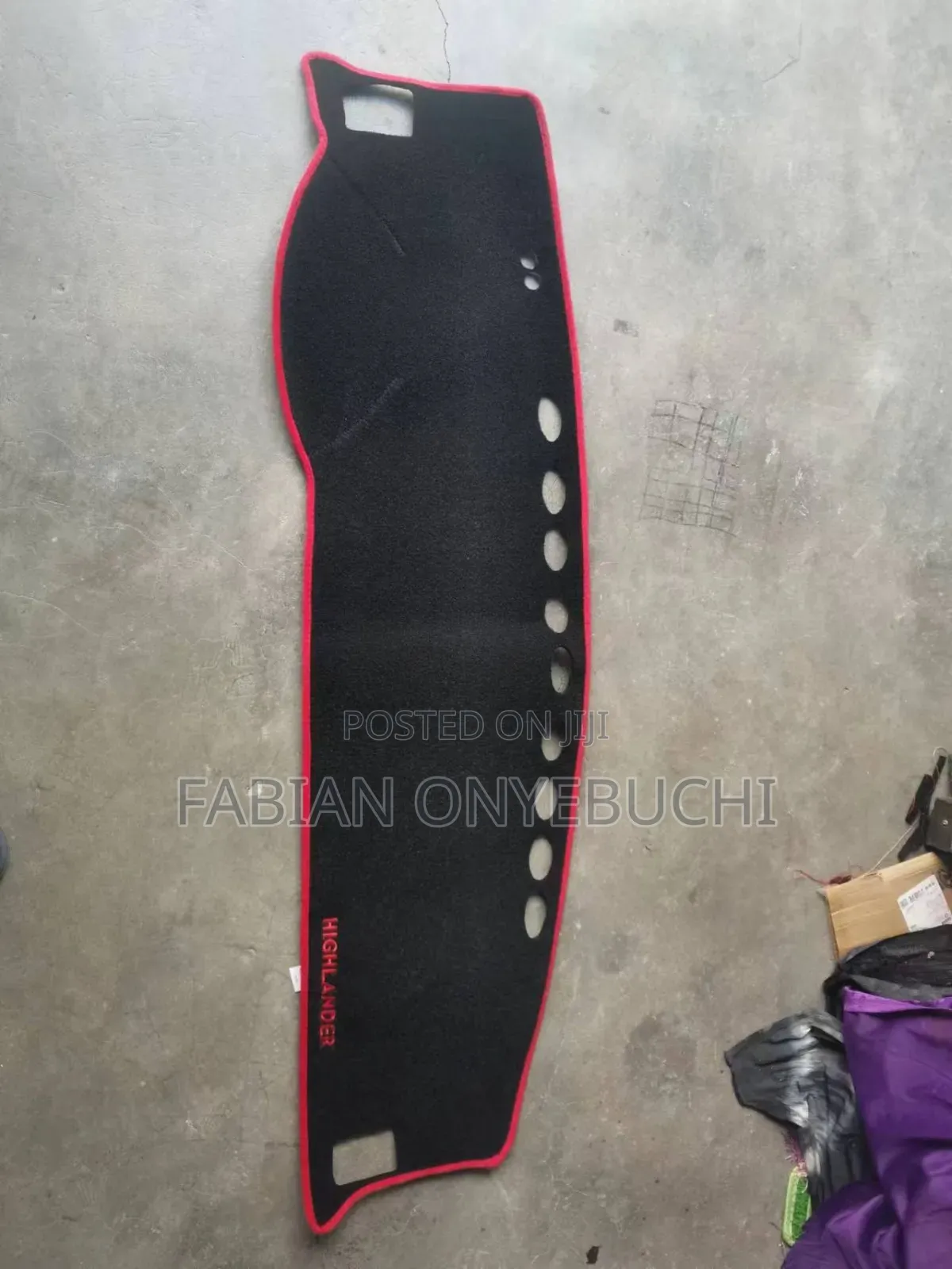 Toyota Highlander Dashboard Cover