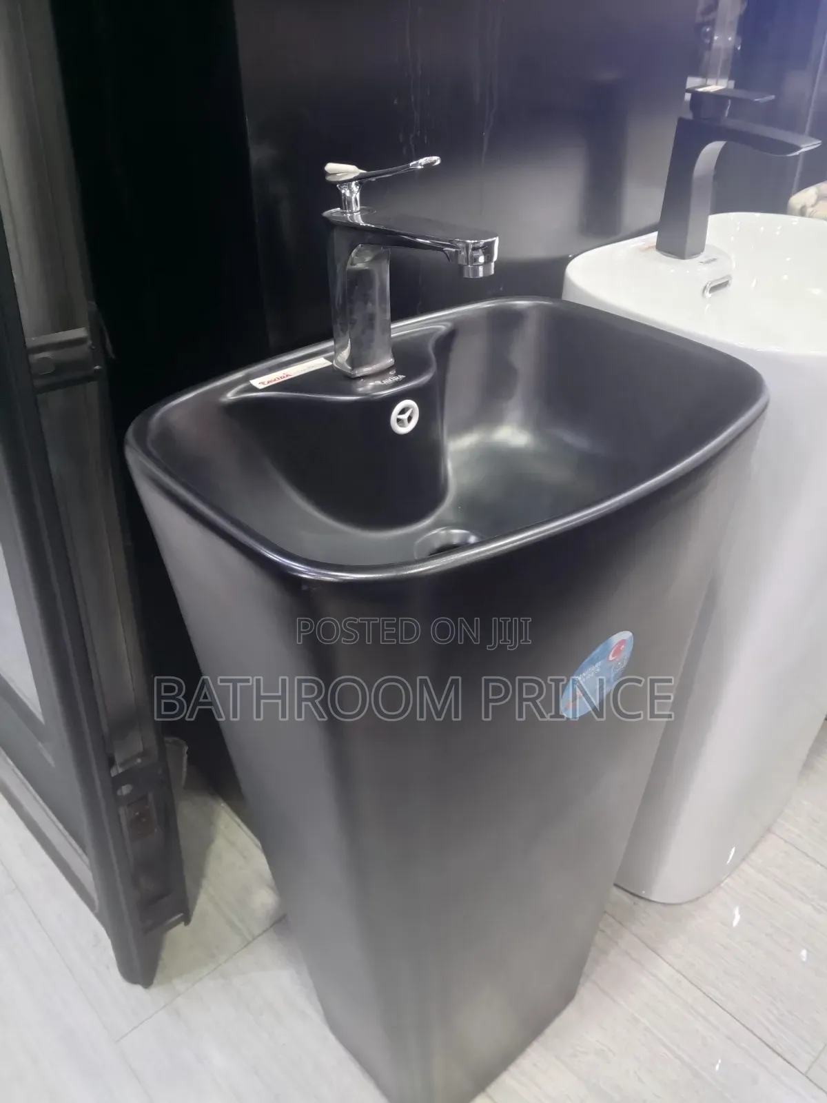 Original Luxury Black Freestand Basin