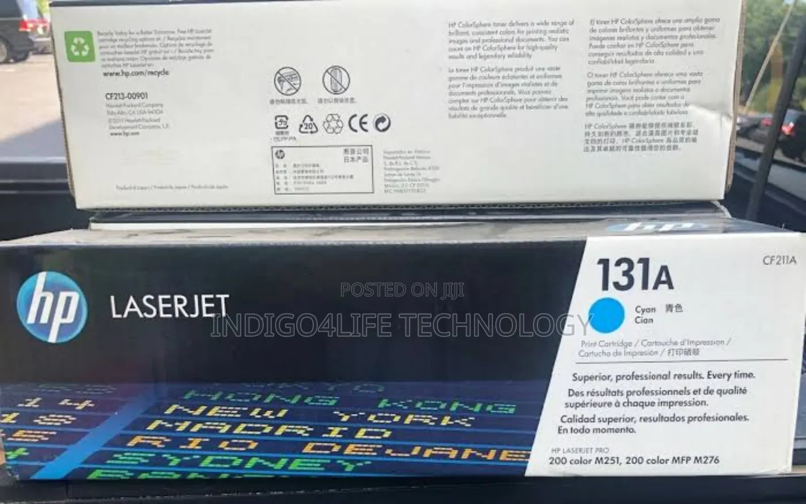 Hp 131a Toner Cartridges Black Magenta Cyan Yellow