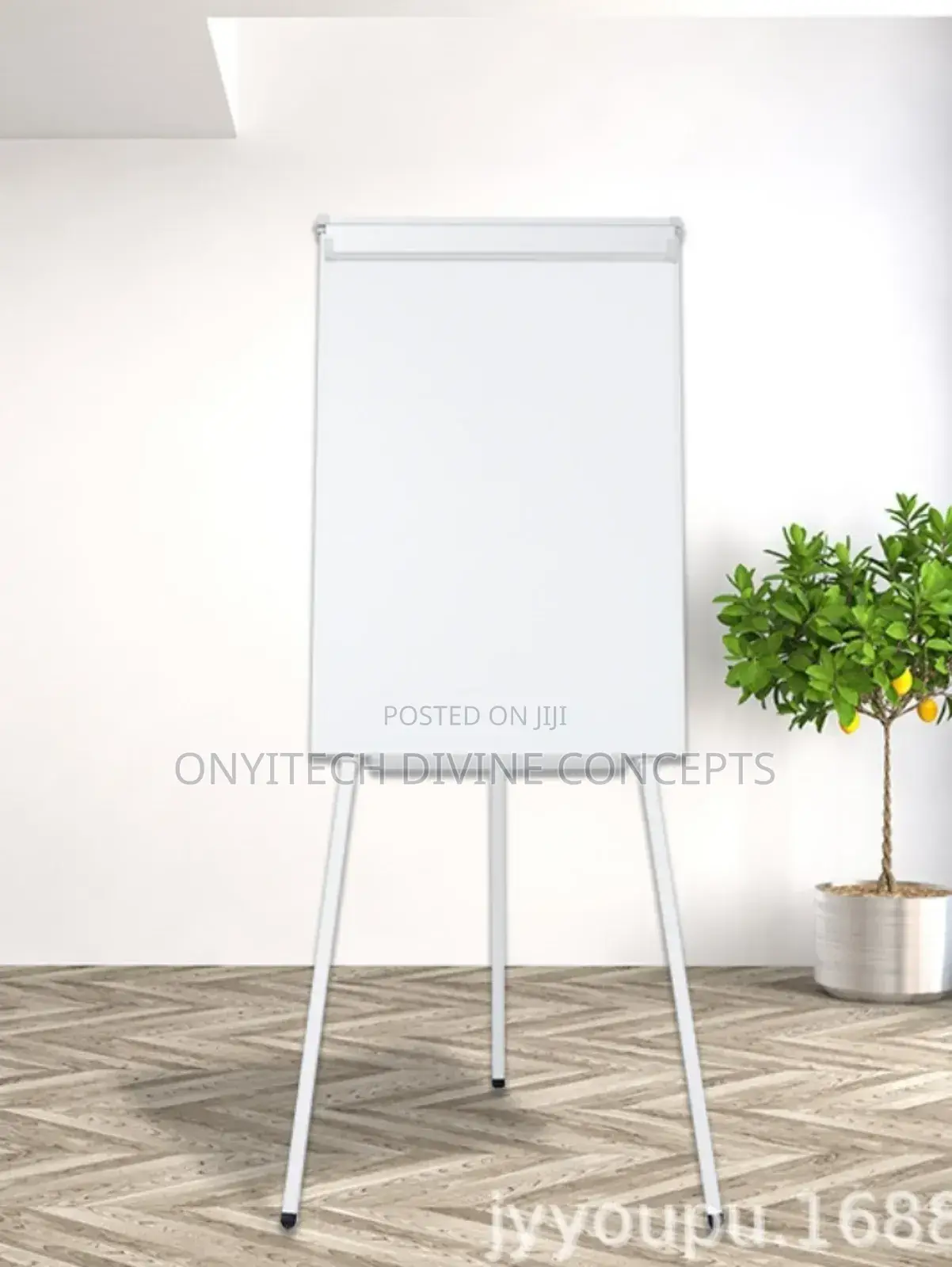 White Board With Stand 70 By 100cm