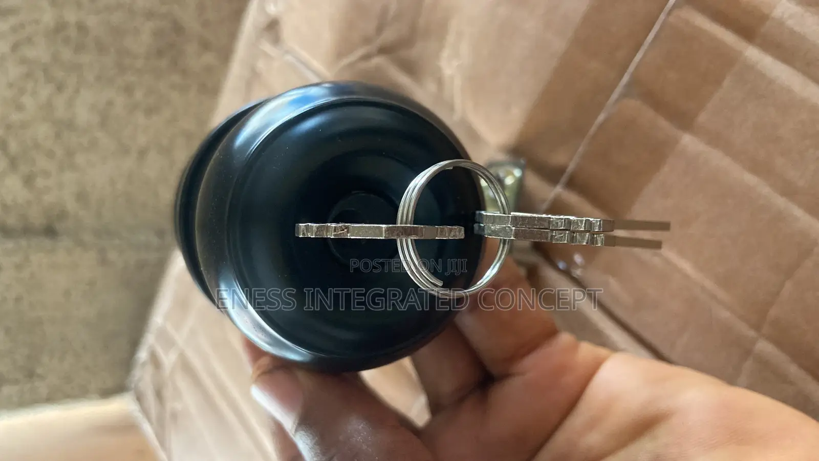 High Quality Black Coated Knob Lock Set