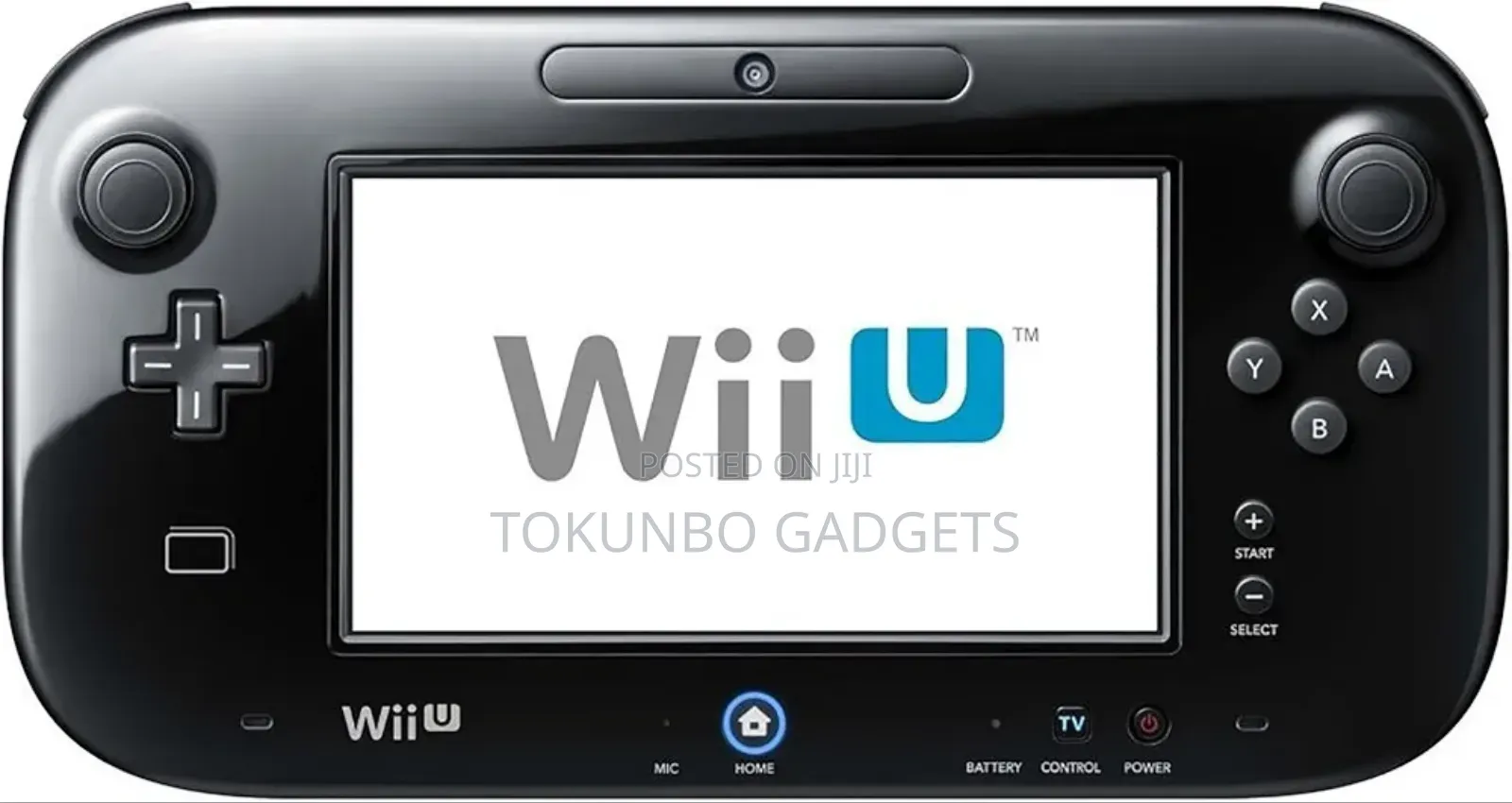 Nintendo Wii U Black Gamepad