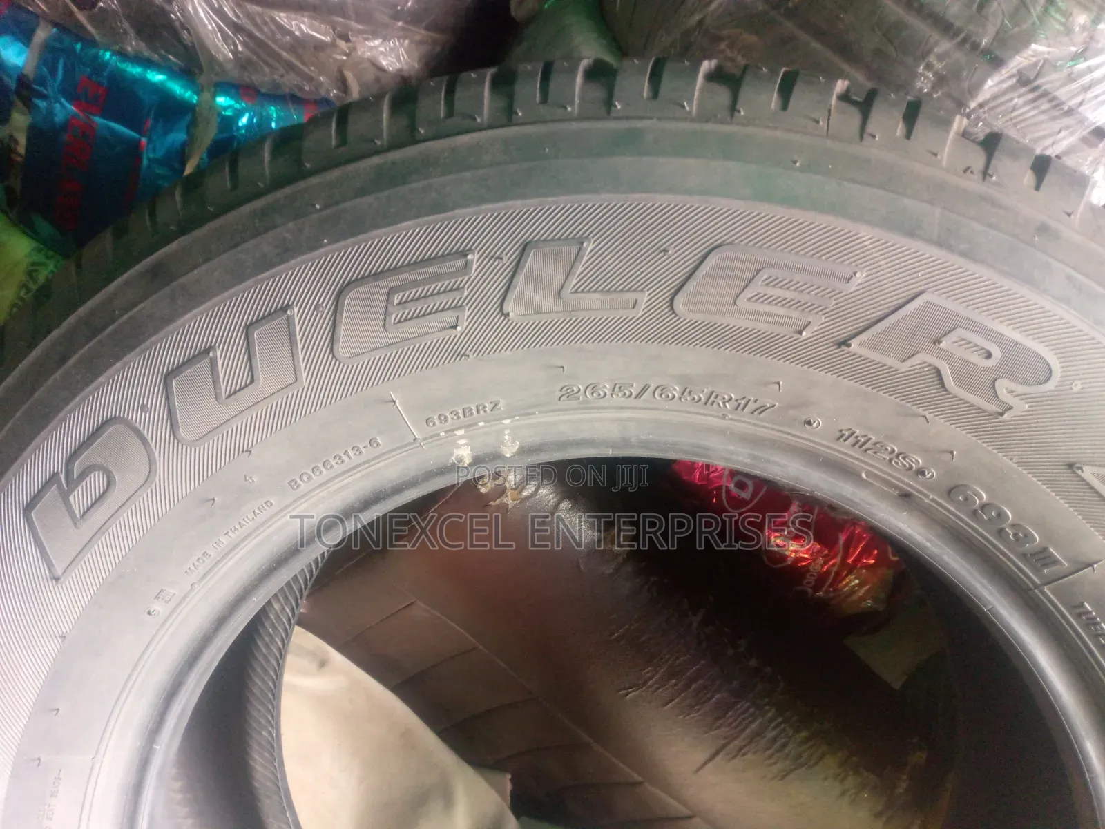265/65/17 Bridgestone Dueler