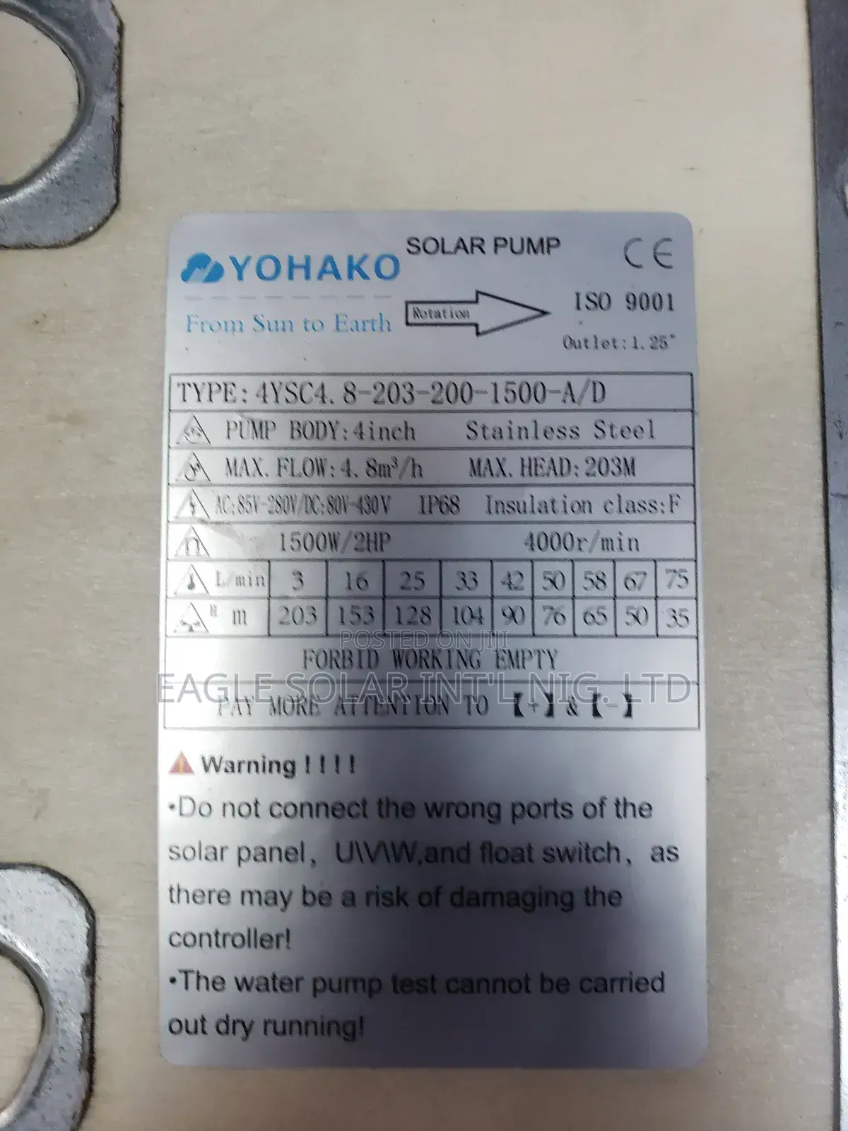 Solar Submersible Pump