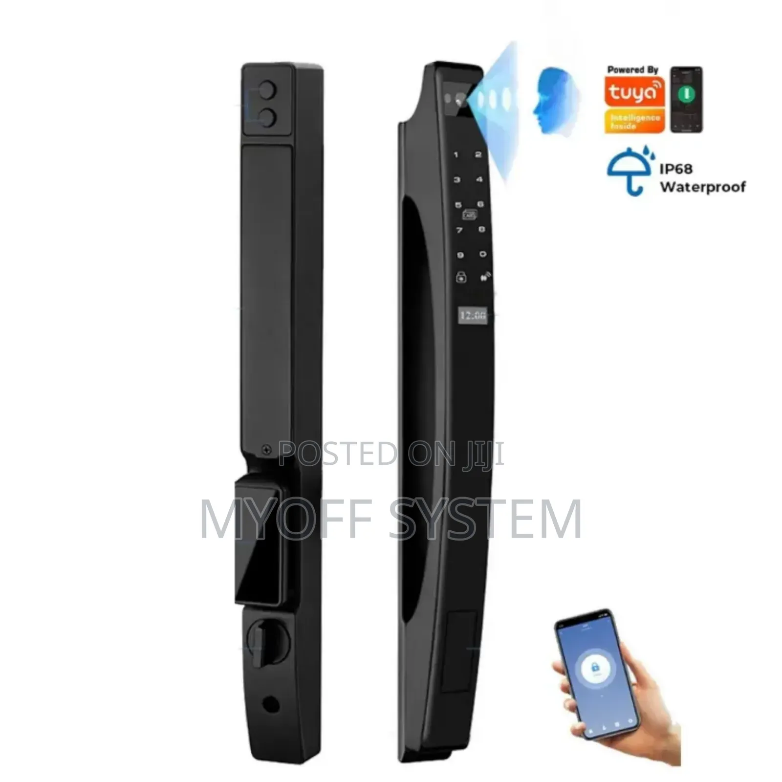 Smart Tuya Slim Automatic Door Lock Aslf