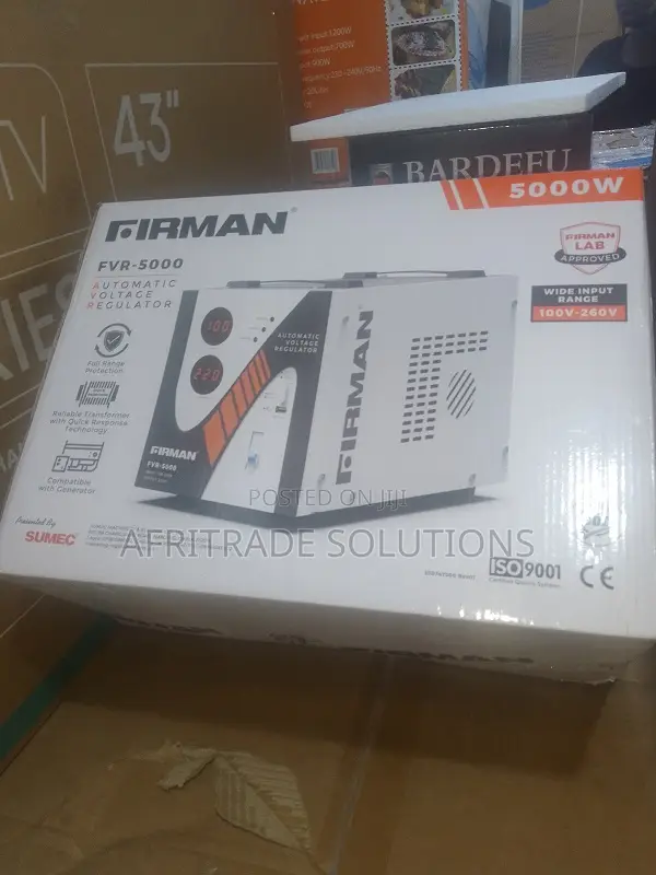 Firman 5000 W Avr Floor Stabilizer – ±10% Regulation