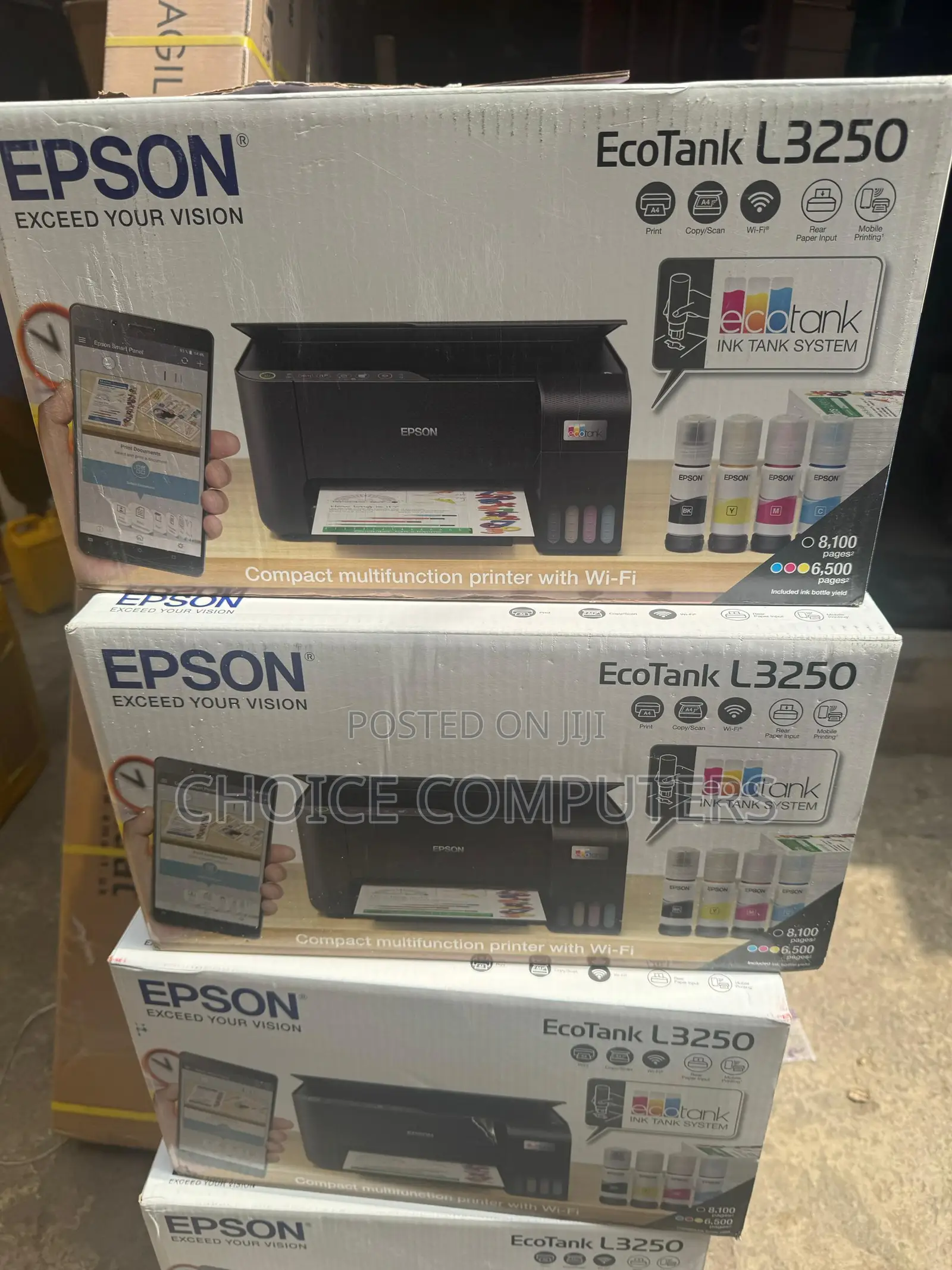 Ecotank L3250 Multifunction Wi-fi Ink Tank A4 Printer