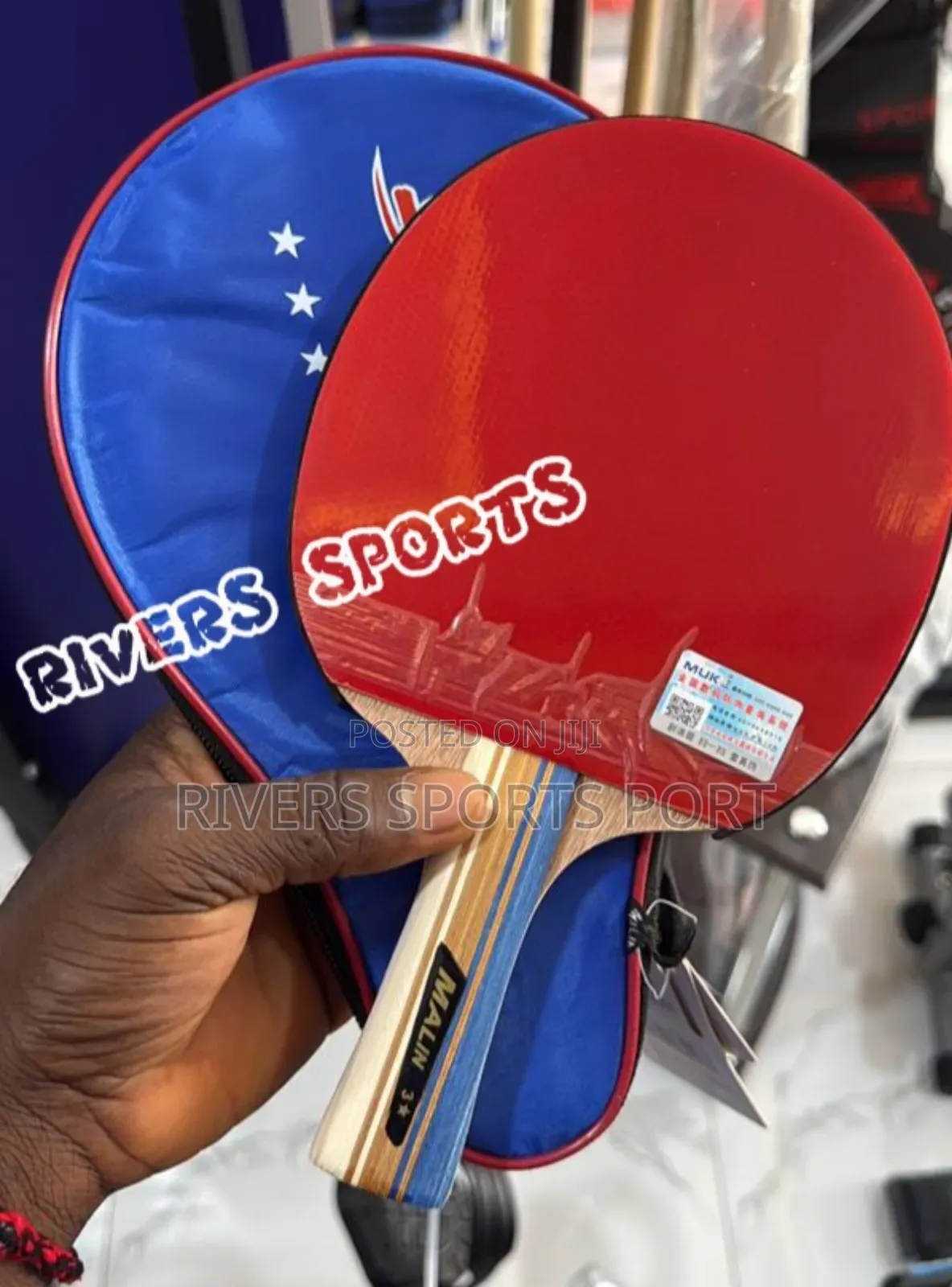 3 Star Heavy Weight Malin Table Tennis Bat/Racket