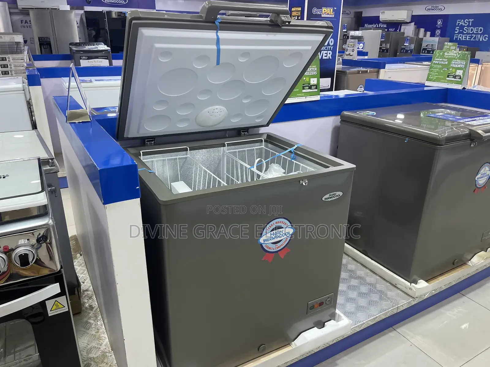 219 Litres Haier Thermocool Silver Colour Freezer