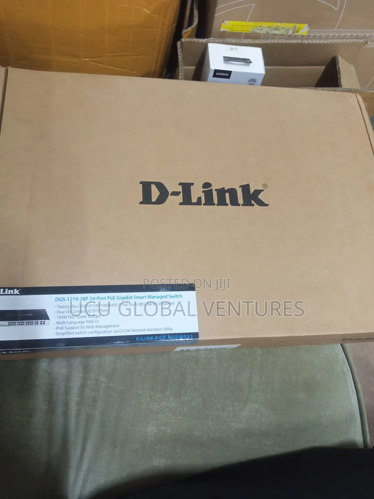 D-Link 24-Port Poe Gigabite Smart Managed Switch