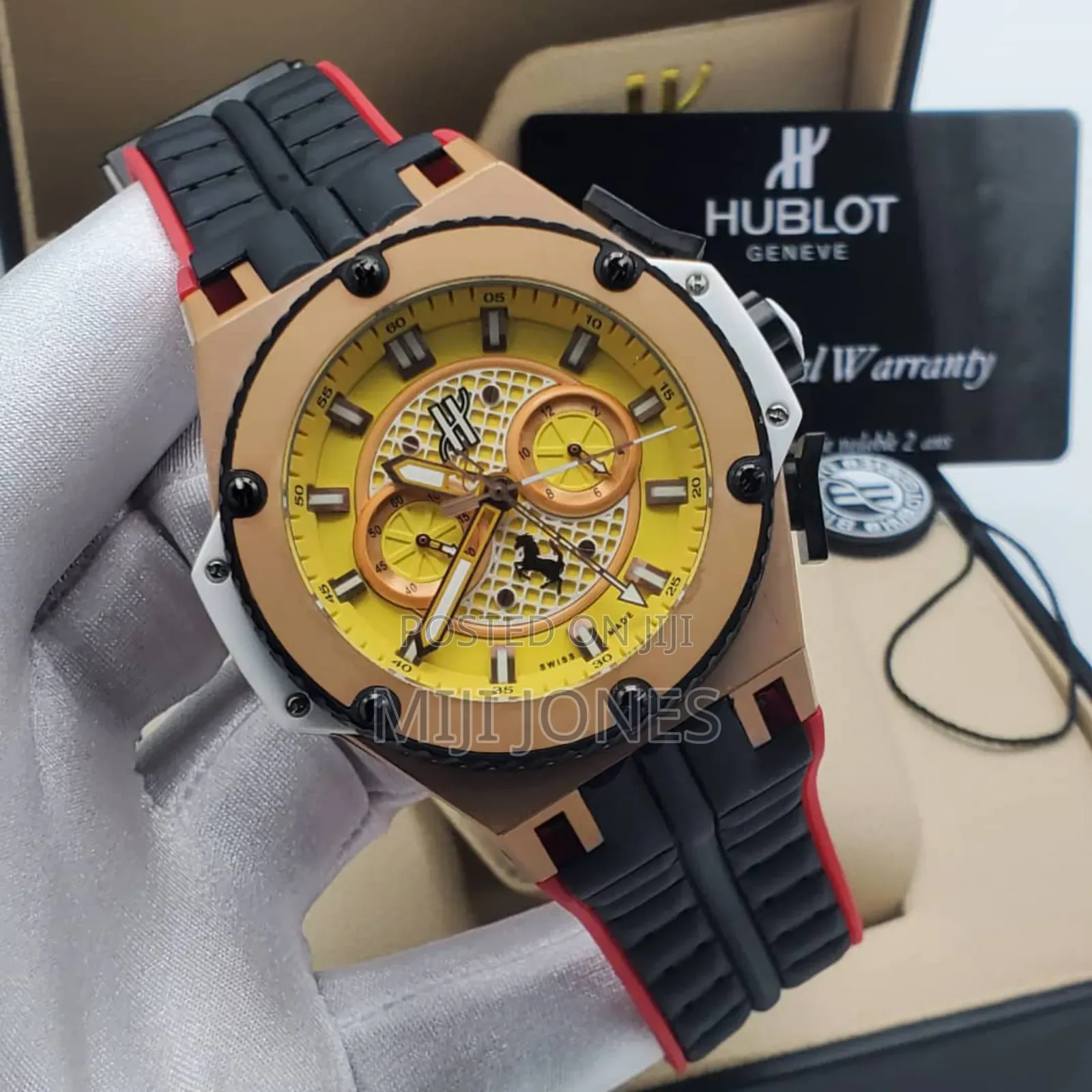 "Hublot Ferrari-Inspired Timepiece"