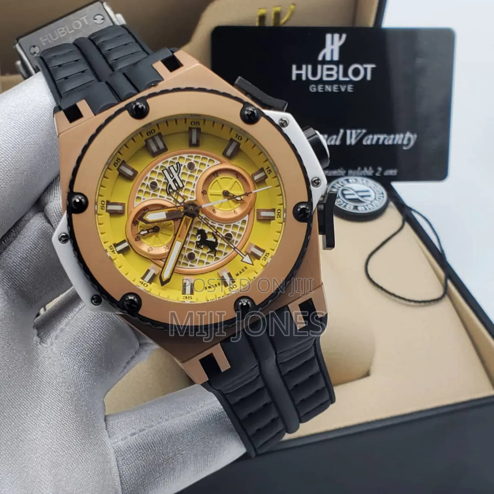 "Hublot Ferrari-Inspired Timepiece"