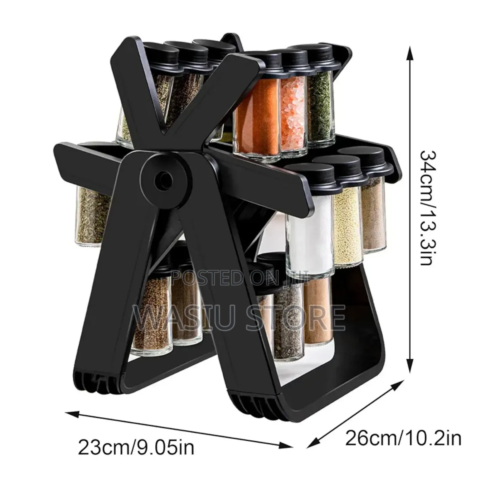 Rotating Spice Rack Organizer