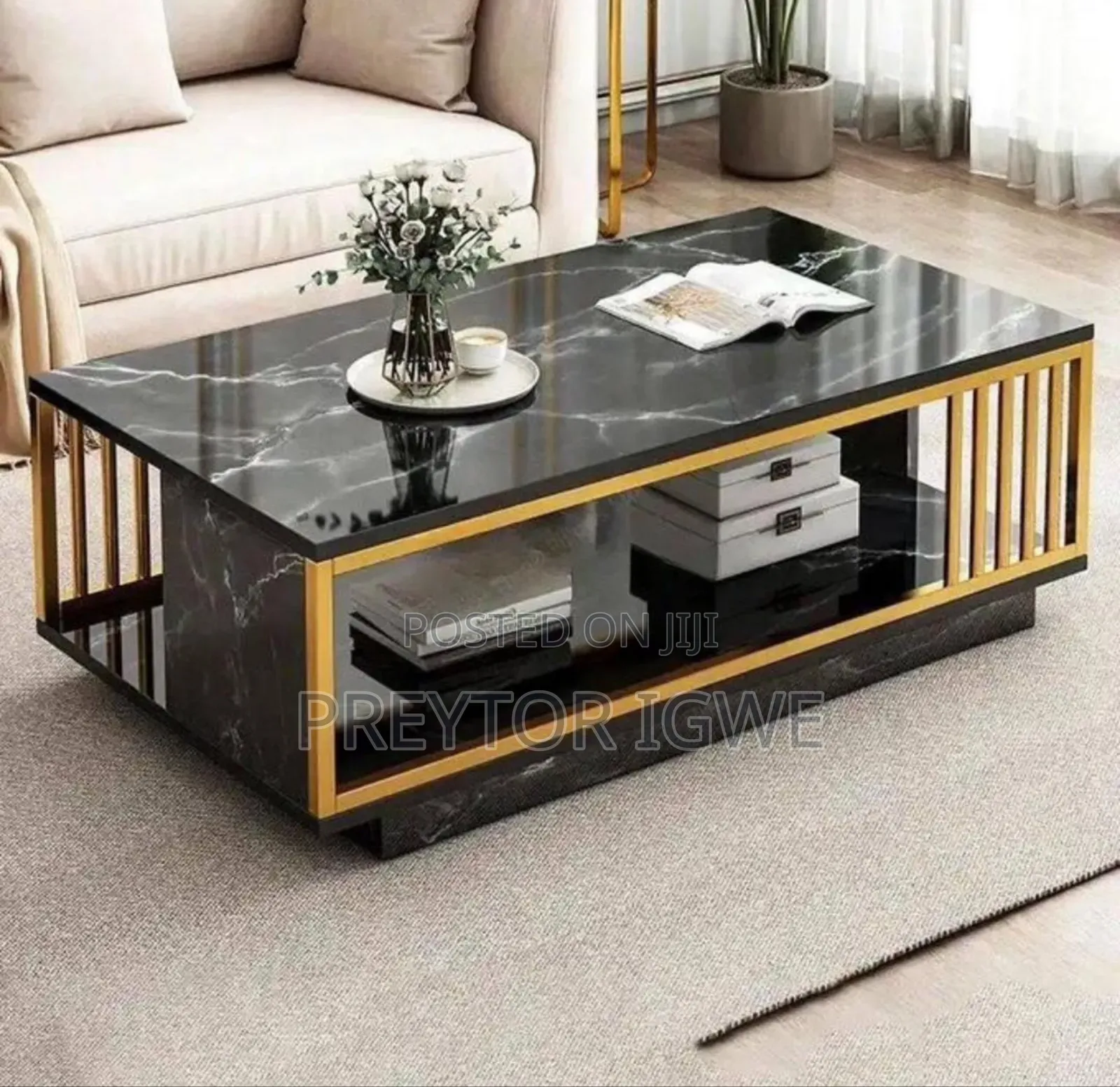 Modern Double Layer Table