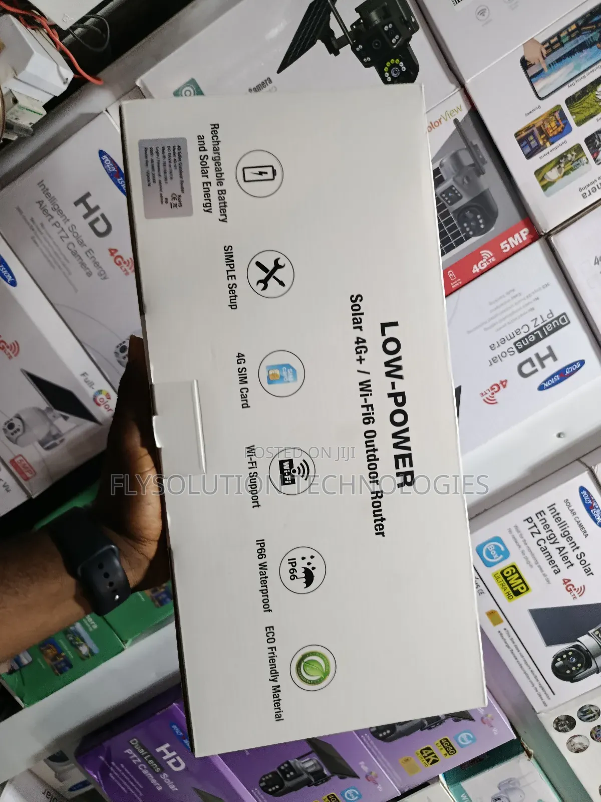Solar Powered 4g Lte Wifi Router Wireless Outdoor